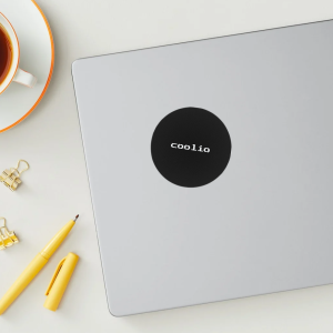 Coolio Circular Sticker